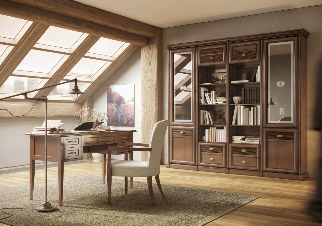 Книжные шкафы - изображение №4 "Шкаф Изотта"  на www.Angstrem-mebel.ru